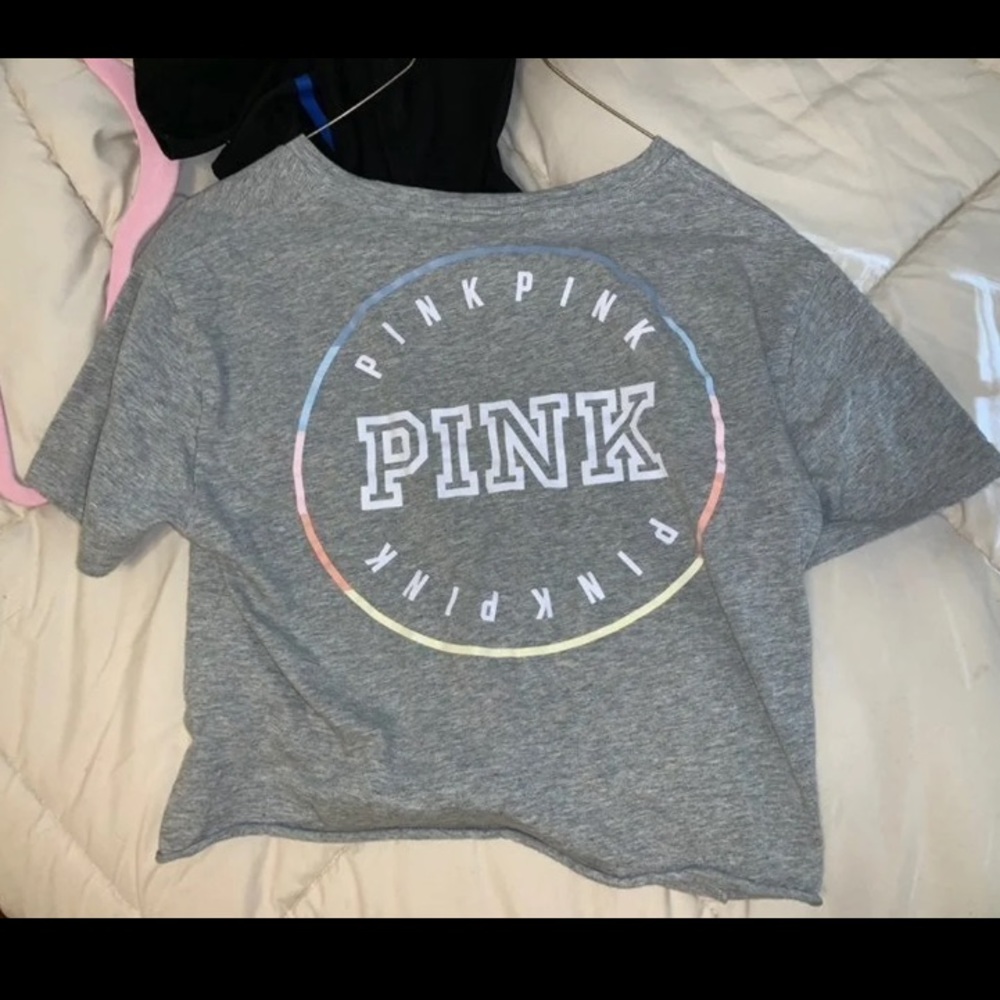 VS pink crop top